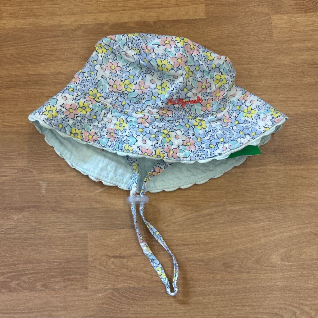 Floral Reversible Infant Sun Hat