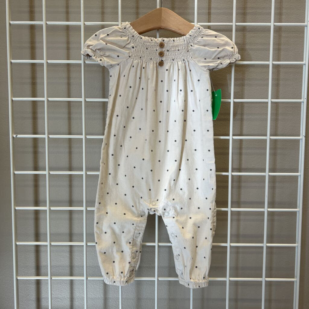Carter's Dot SS Romper - 6m