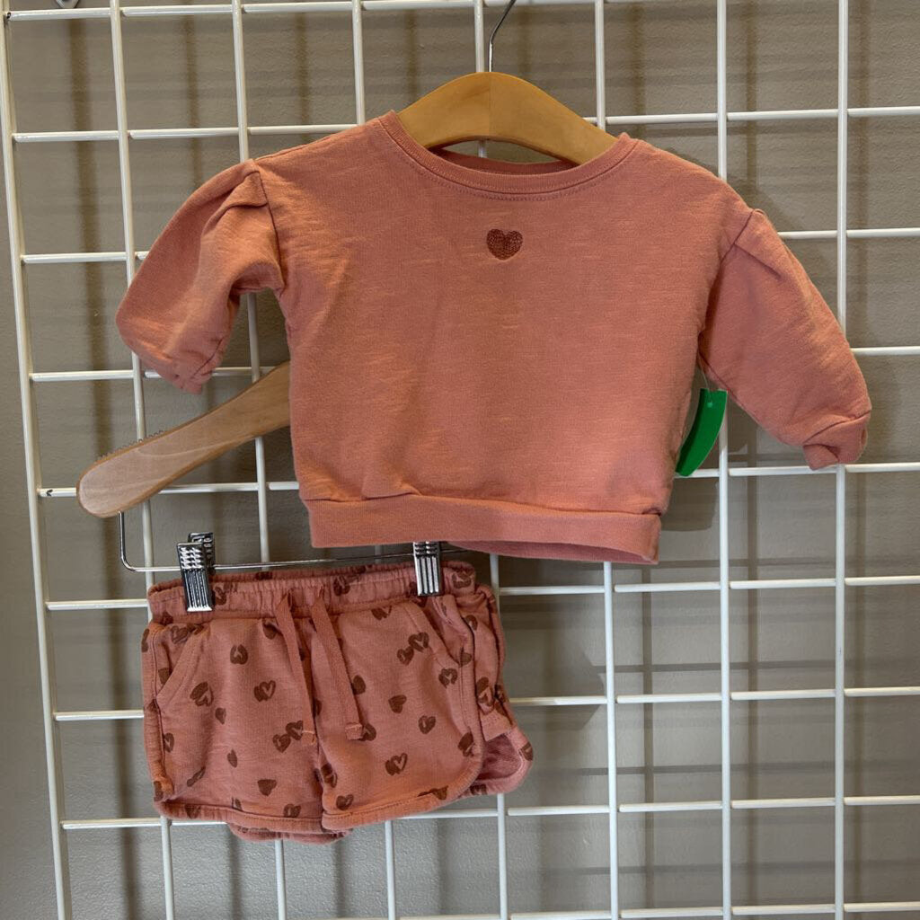 Carter's Heart Two Pc Set - 6m