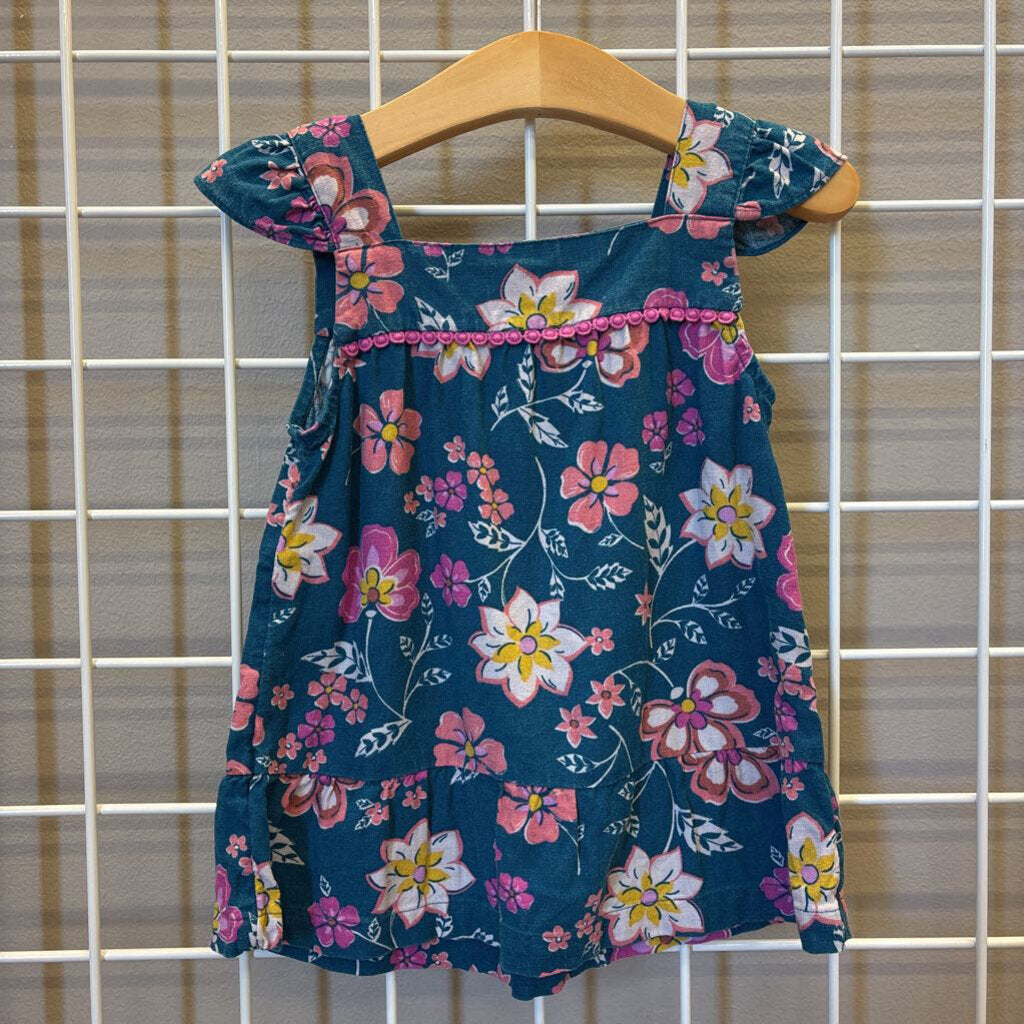 Carter's Linen Floral Blouse - 5T