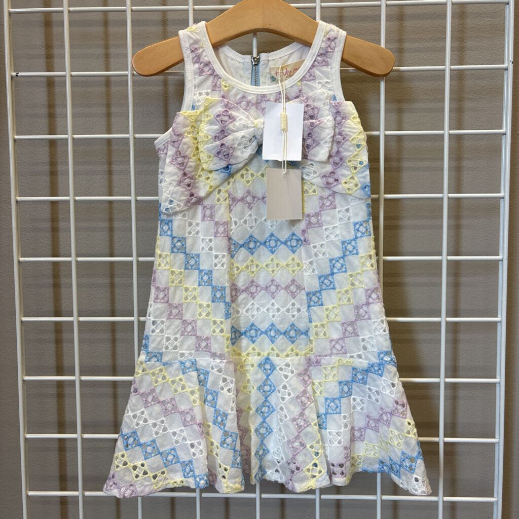 NWT Truly Me Eyelet Lace Tank Dress - 4