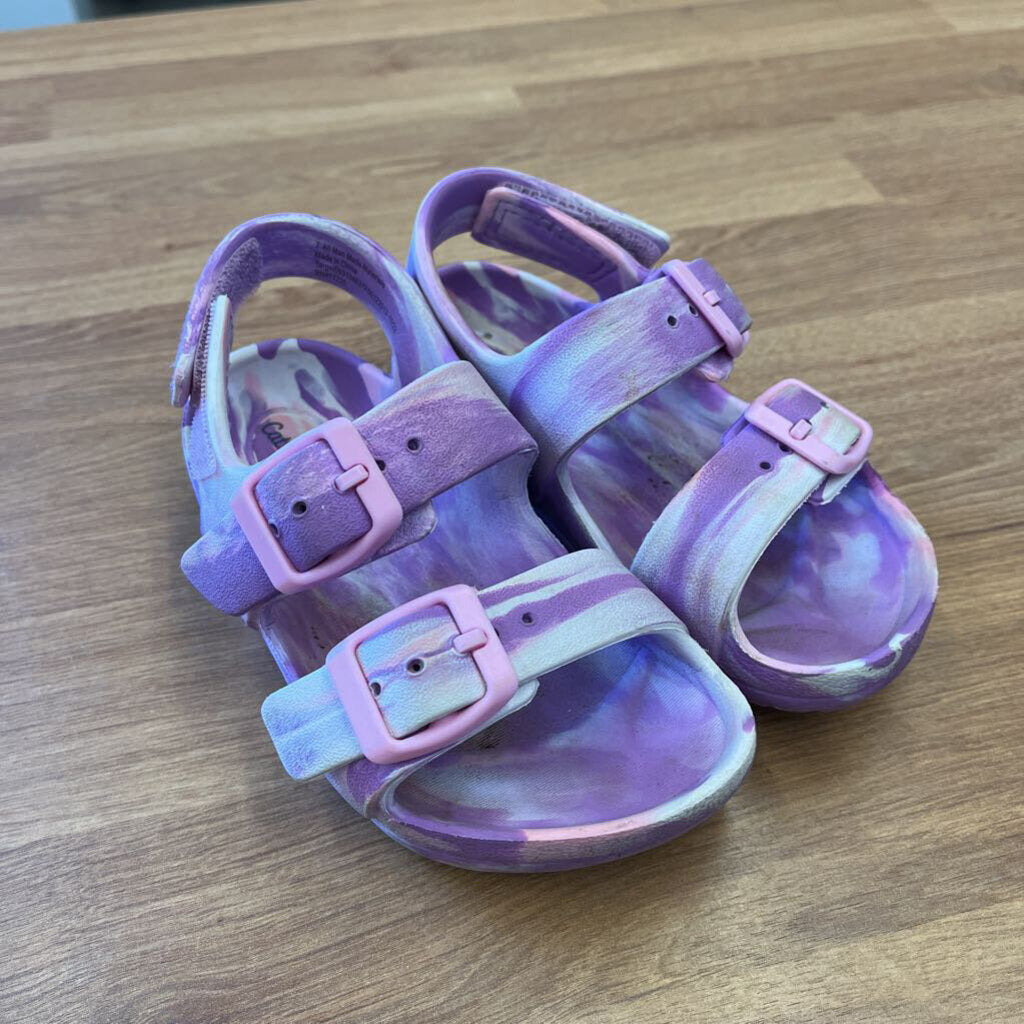 Cat & Jack Tie Dye Sandal Purple-7
