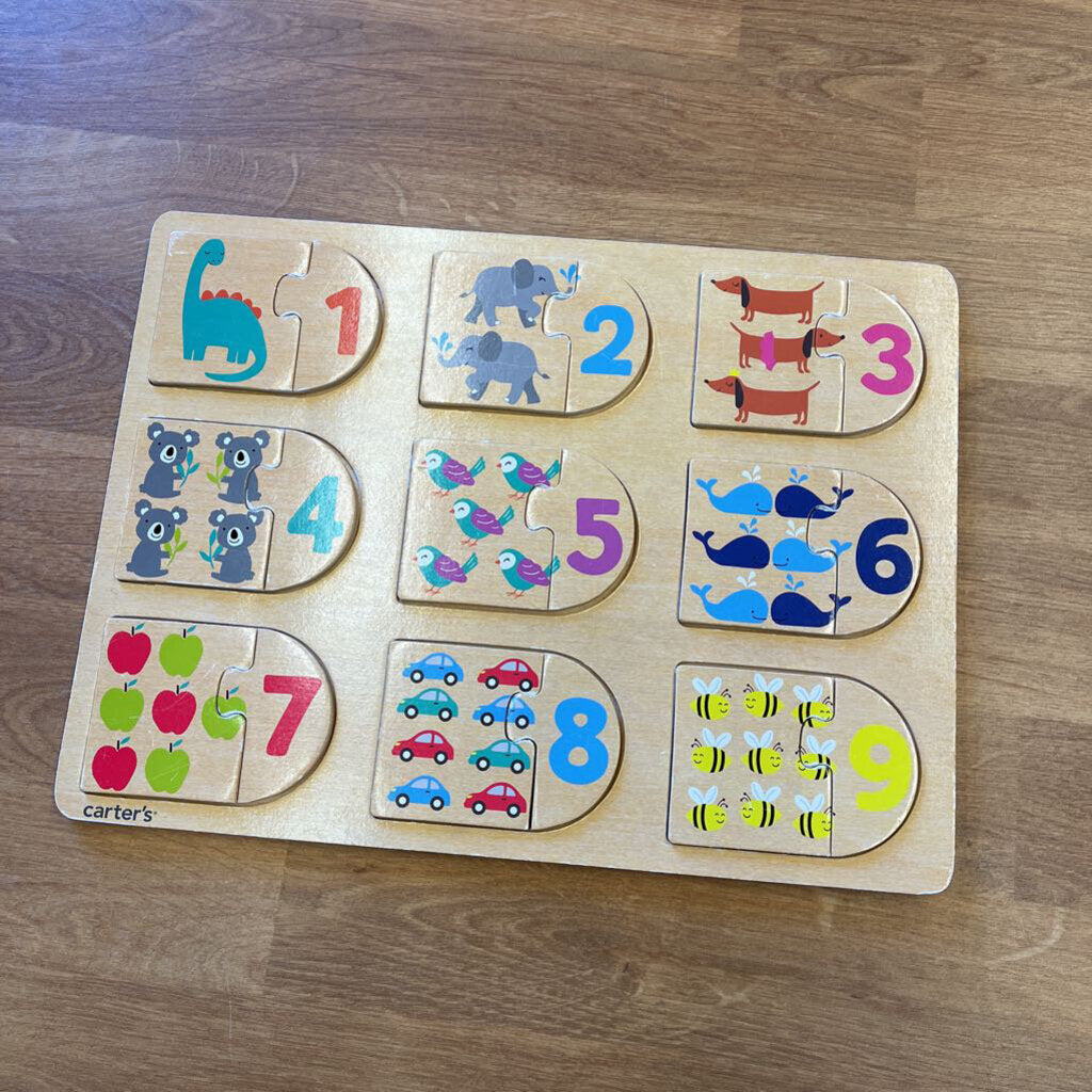 Carter's 1-9 Numbers Puzzle