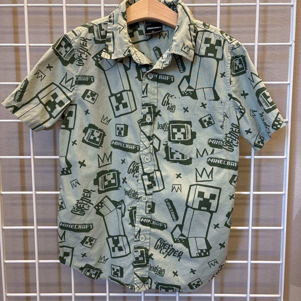 Minecraft SS Button Up - 7