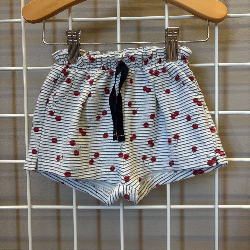 Zara Cherry Soft Shorts - 18/24m