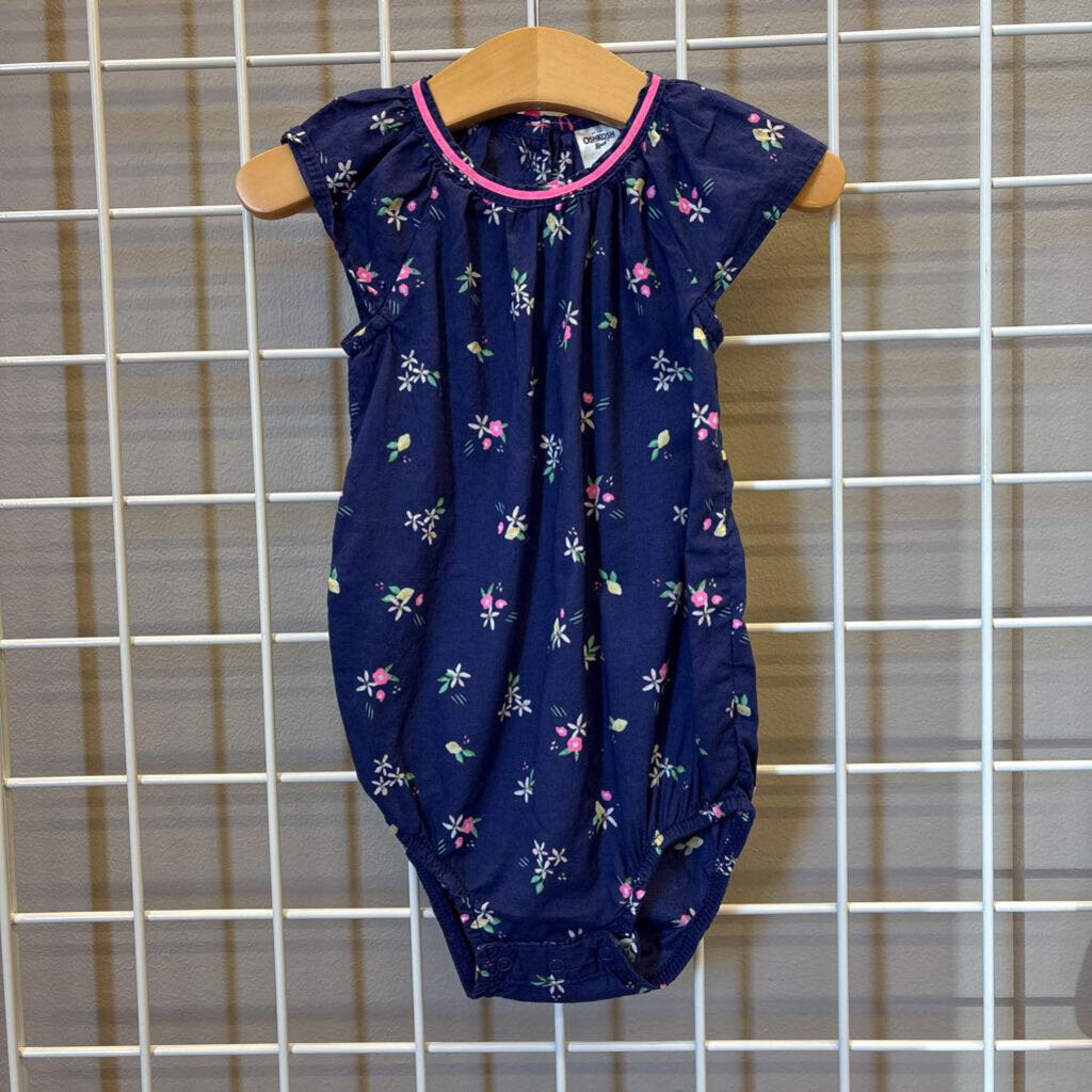 Osh Kosh Floral SS Bodysuit - 18m