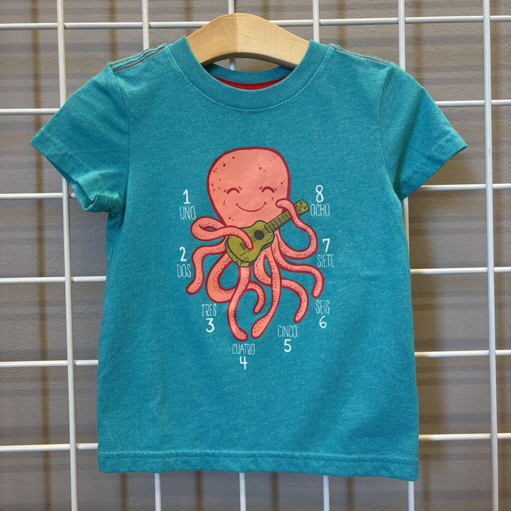 Cat & Jack Octopus SS Tee - 18m