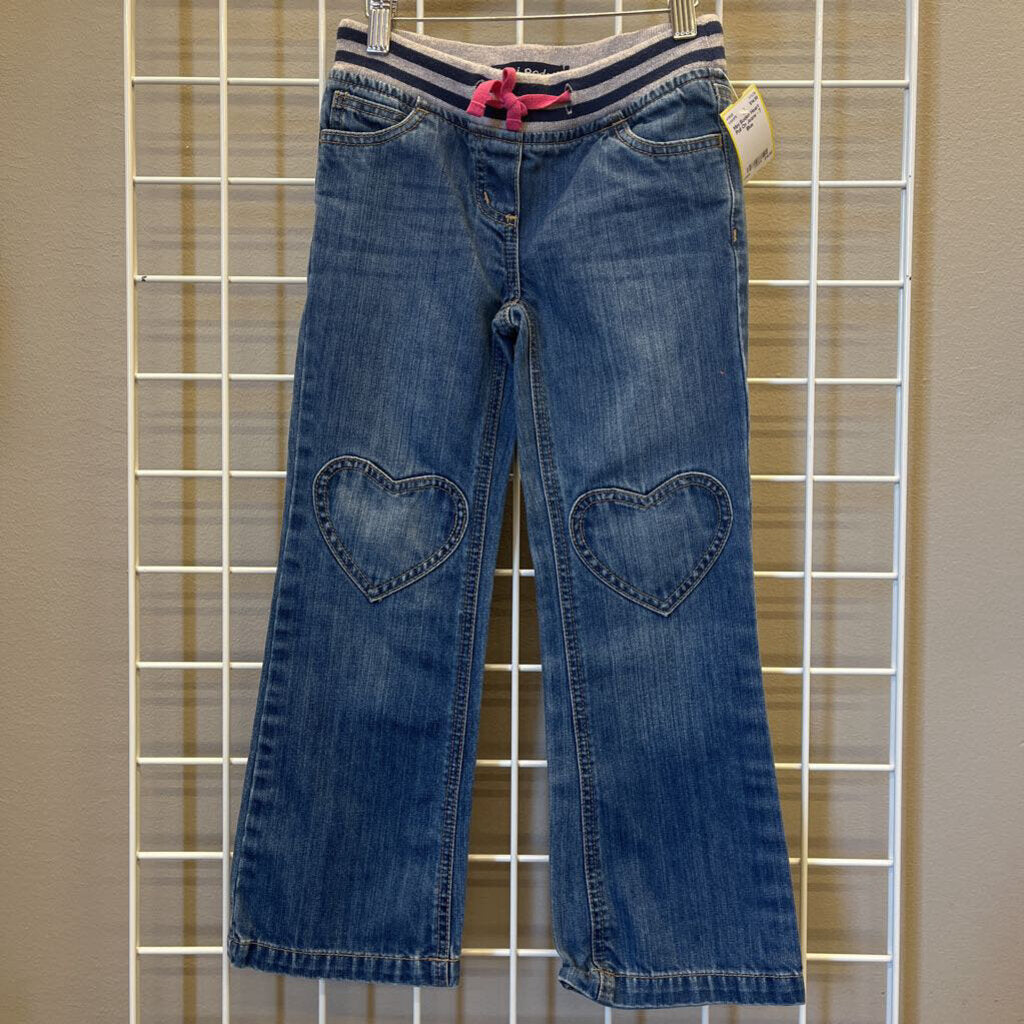 Mini Boden Heart Pull On Jeans - 7