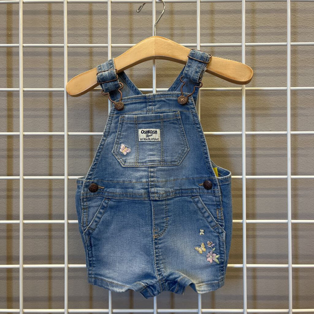 Osh Kosh Butterfly Short Overalls - 9m