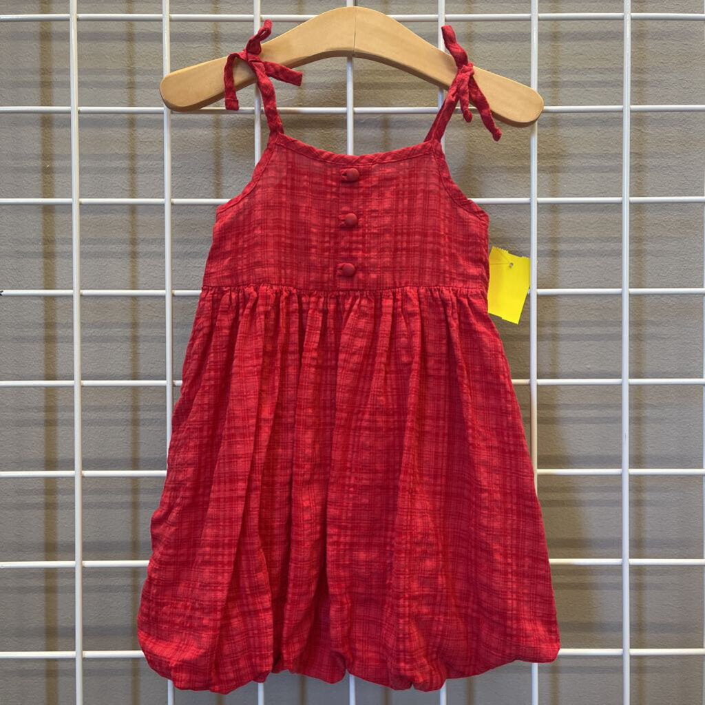 Old Navy Plaid Bubble Tank Dress - 2T
