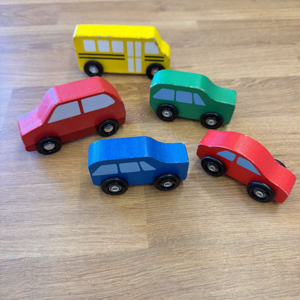 Bag of Melissa & Doug Vehicles
