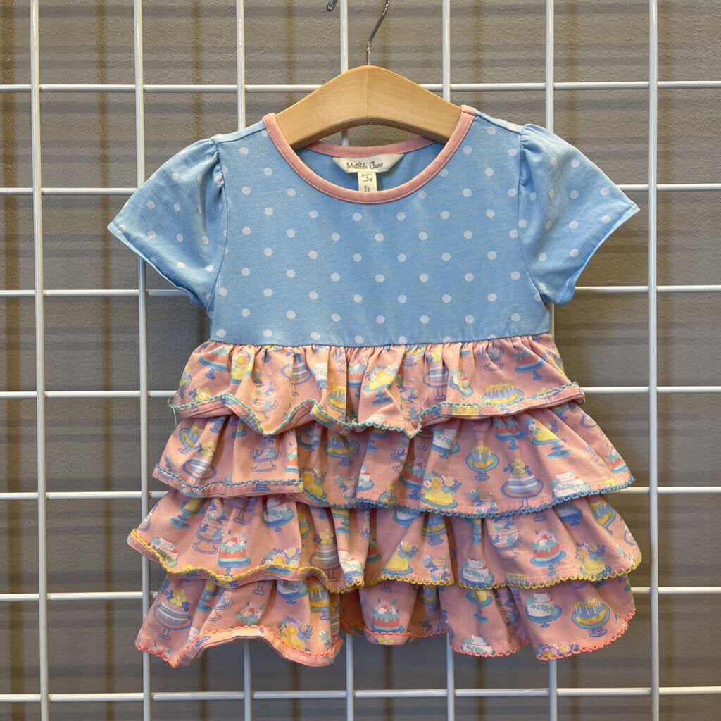 Matilda Jane Tea Cup Ruffle SS Top - 2