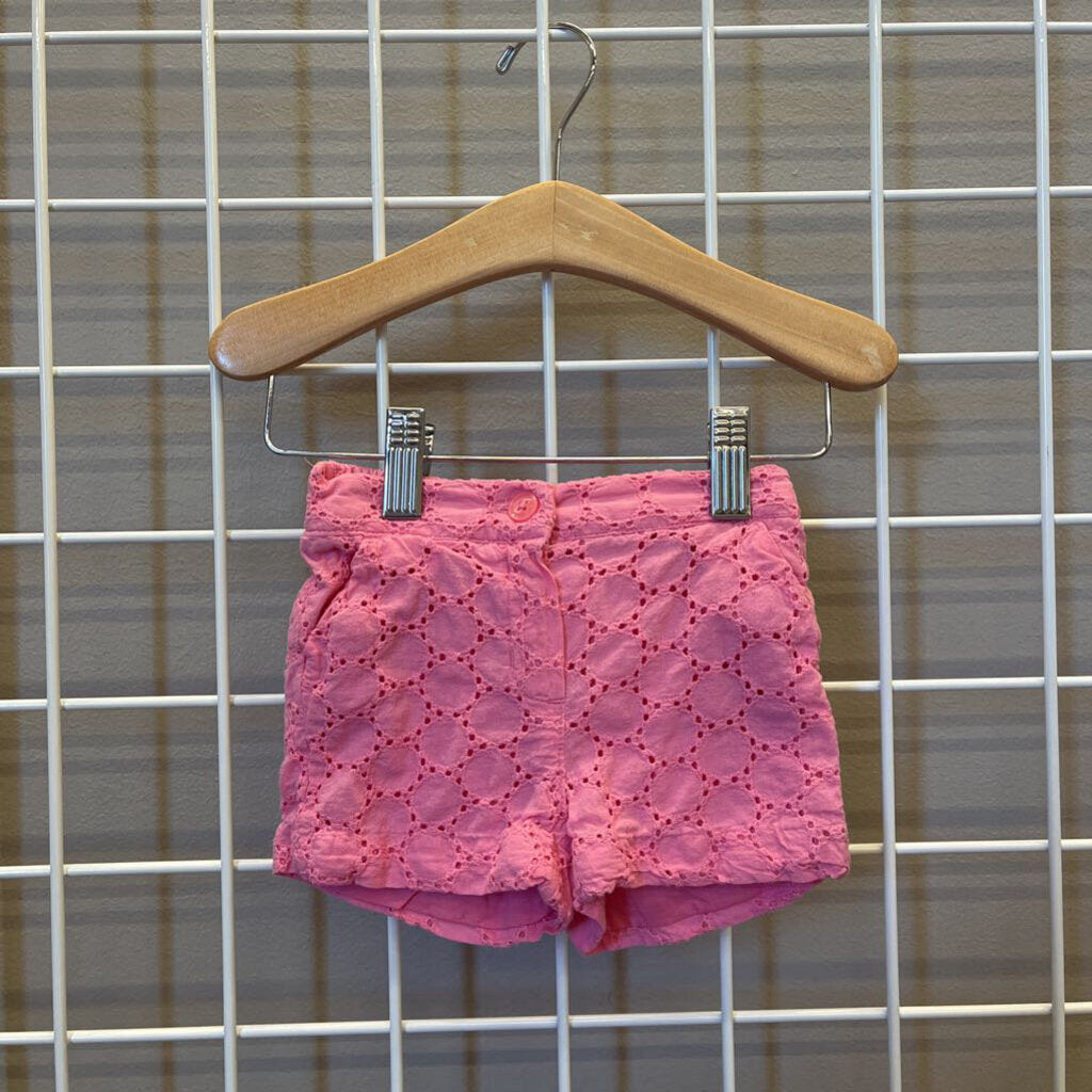 Janie & Jack Eyelet Lace Shorts - 12/18m