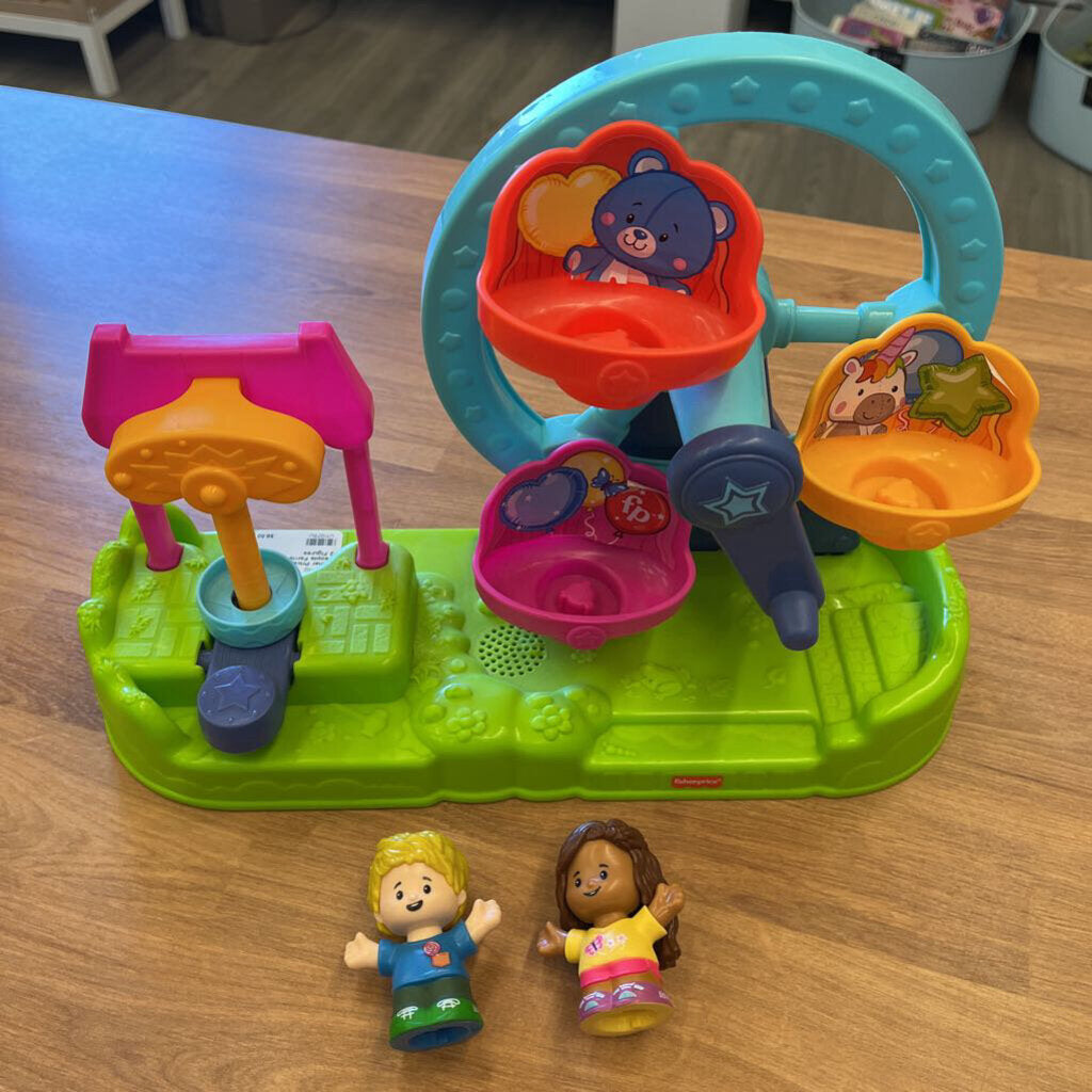 Fisher Price Little People Ferris Wheel w/ 2 Figures