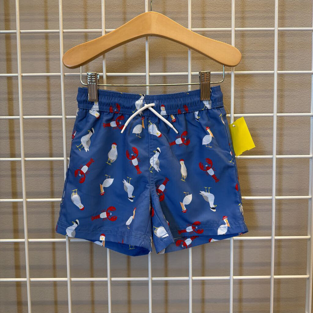 NWT Janie & Jack Seagull Swim Shorts - 4
