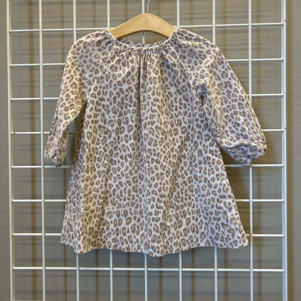 Baby Gap Leopard Corduroy LS Dress 2T