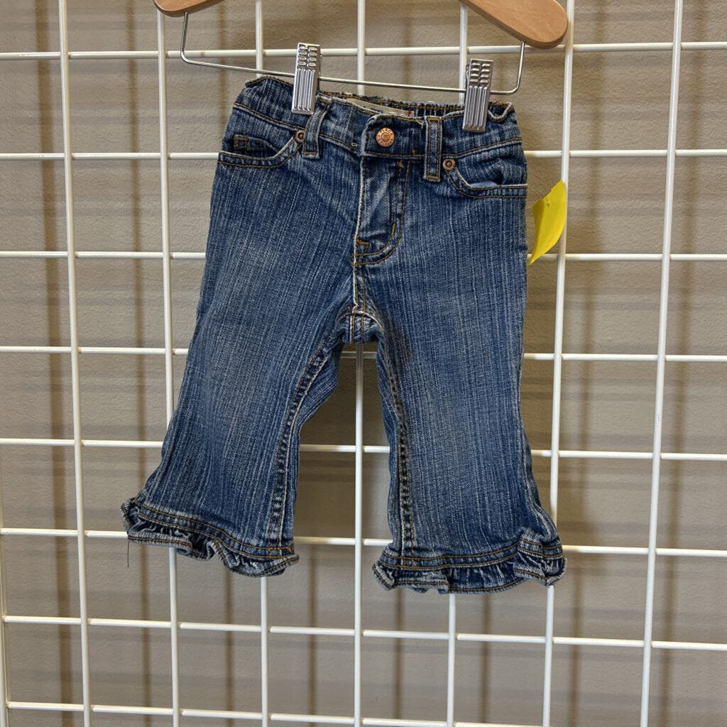 Children's Place Ruffle Flare Jeans - 6/9m