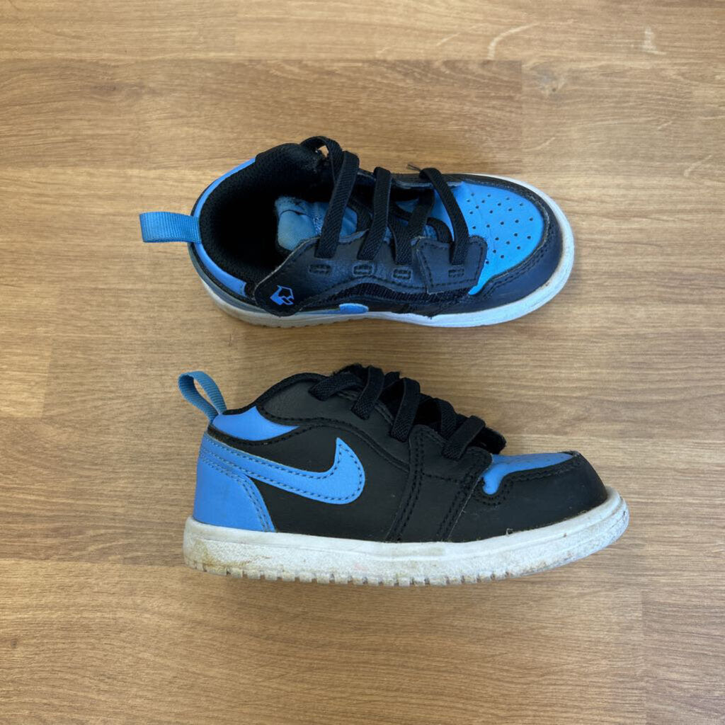 Air Jordans Blue Black -7