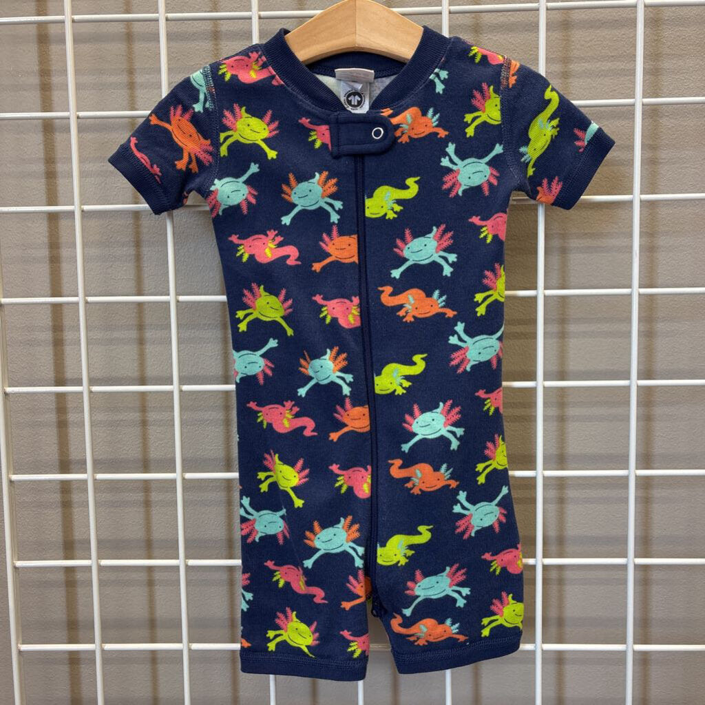 Hanna Andersson Axoloti SS Shortie PJ 18/24m (small mark on front)