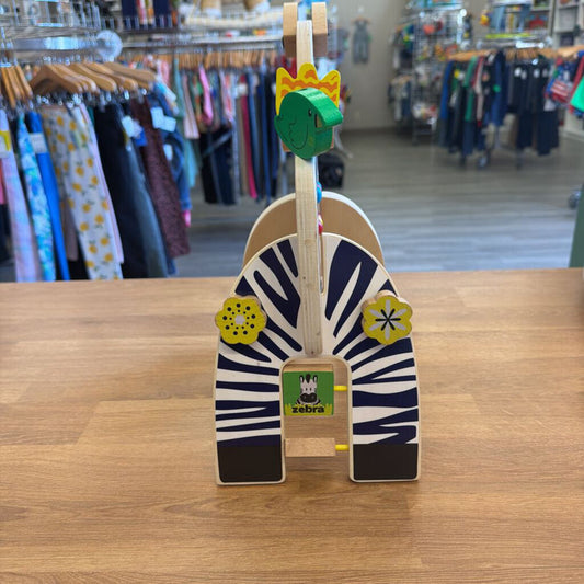 Manhattan Toys Safari Zebra Wooden Activity