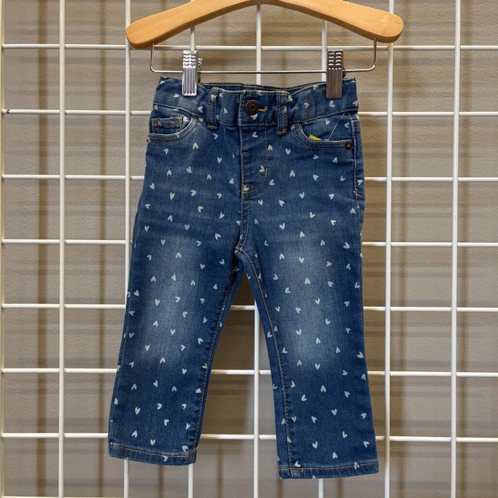 Cat & Jack Heart Skinny Jeans - 18m