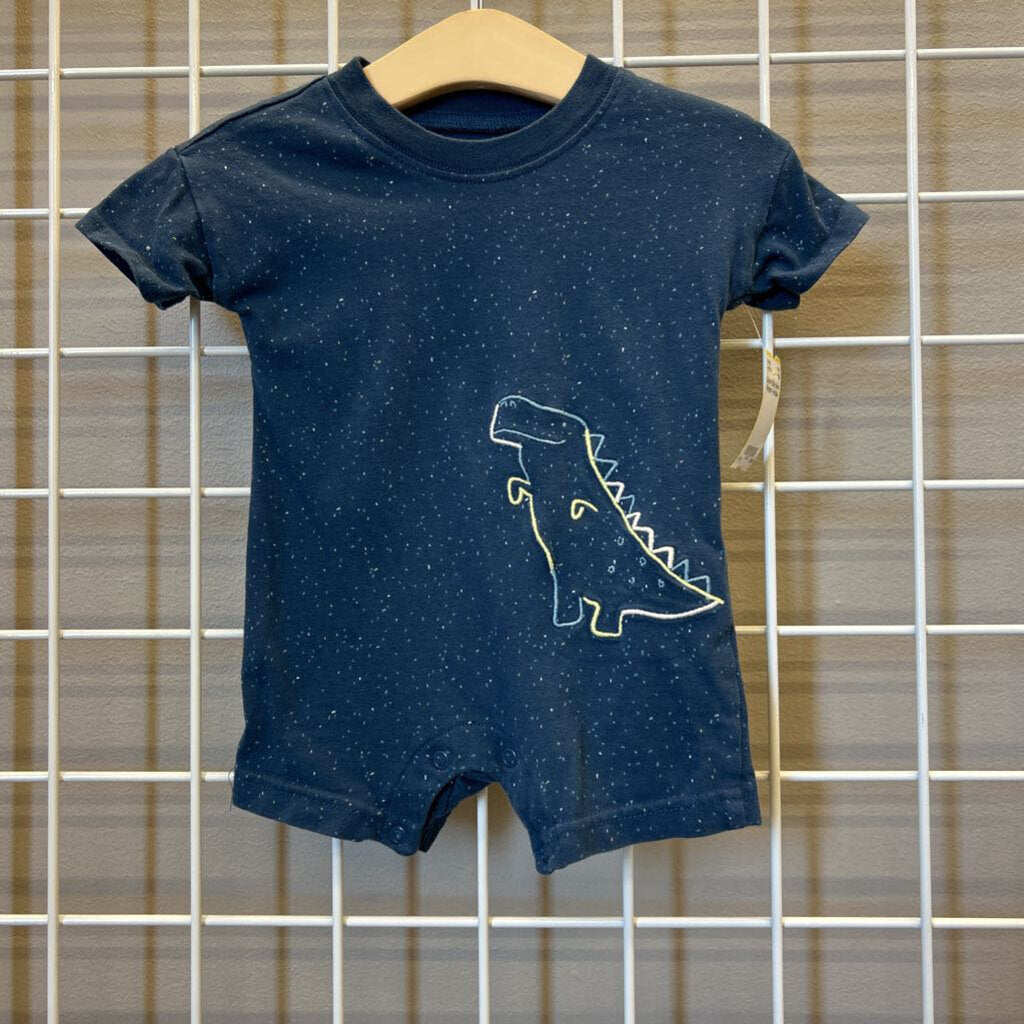 Carter's Dino Short Romper - 6m