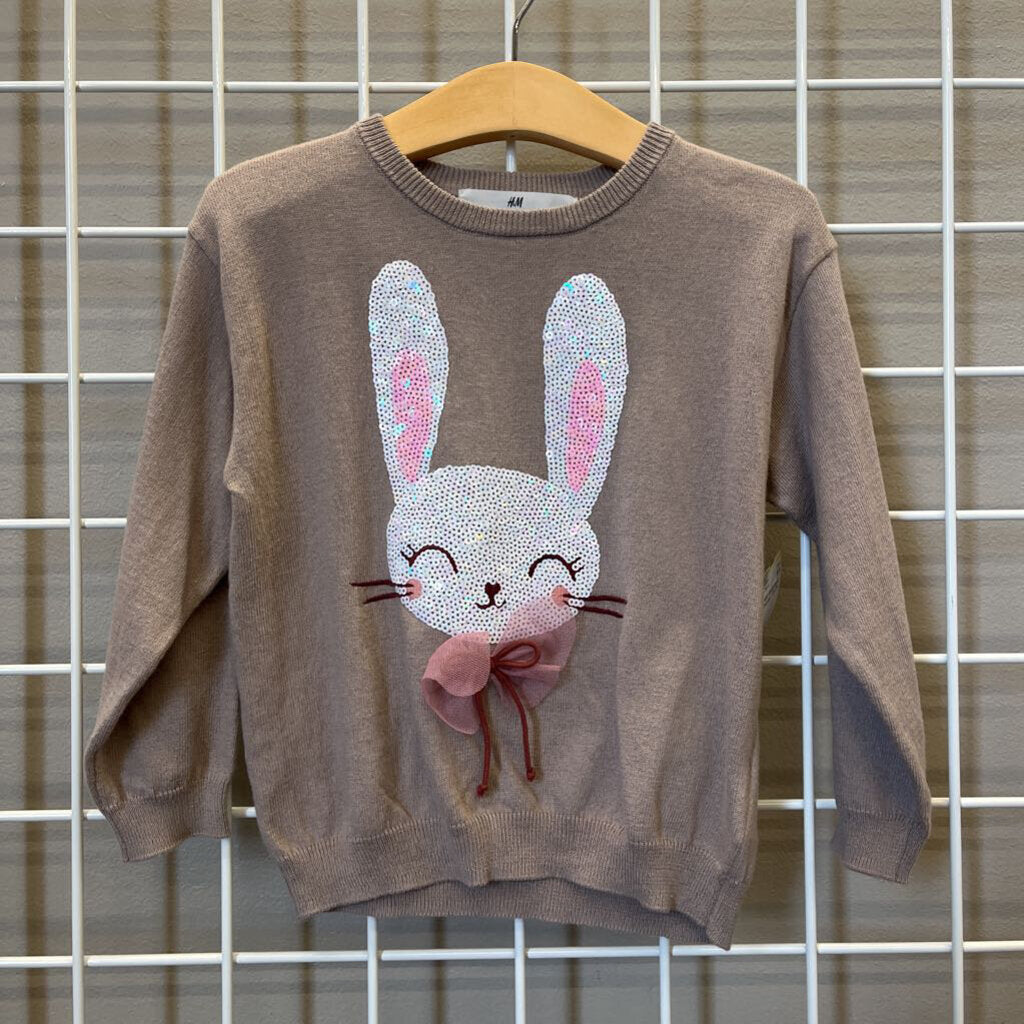 H&M Sequin Bunny Sweater - 3/4