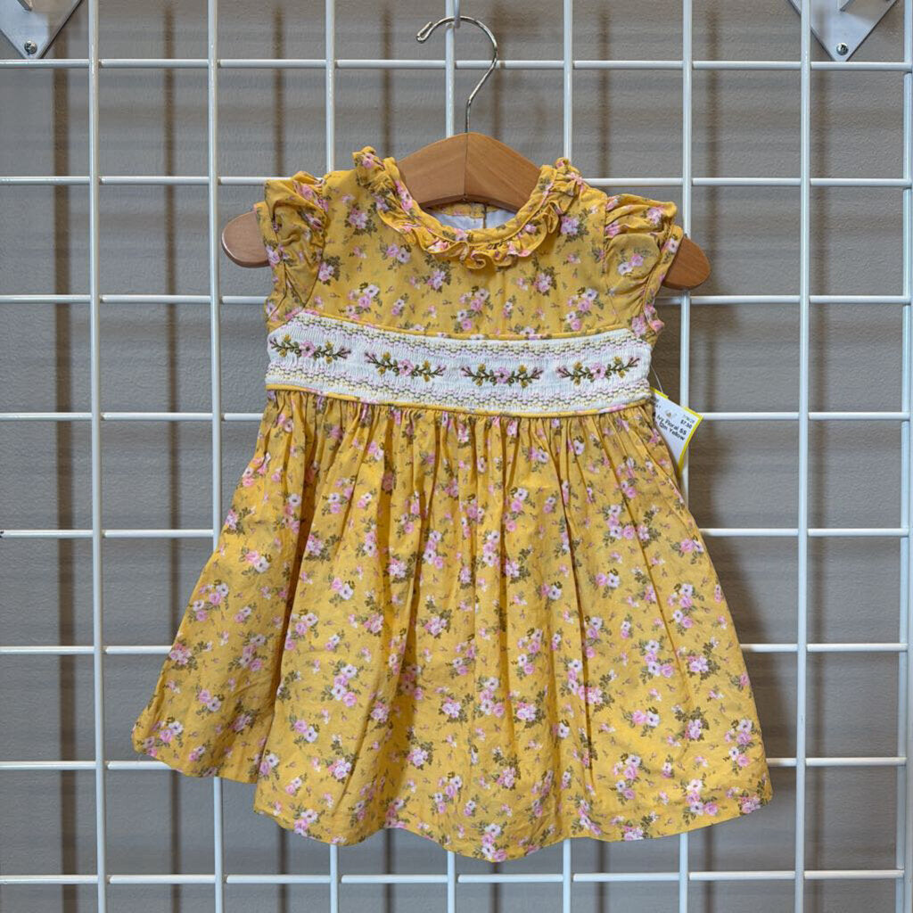 Iris & Ivy Floral SS Dress - 12m