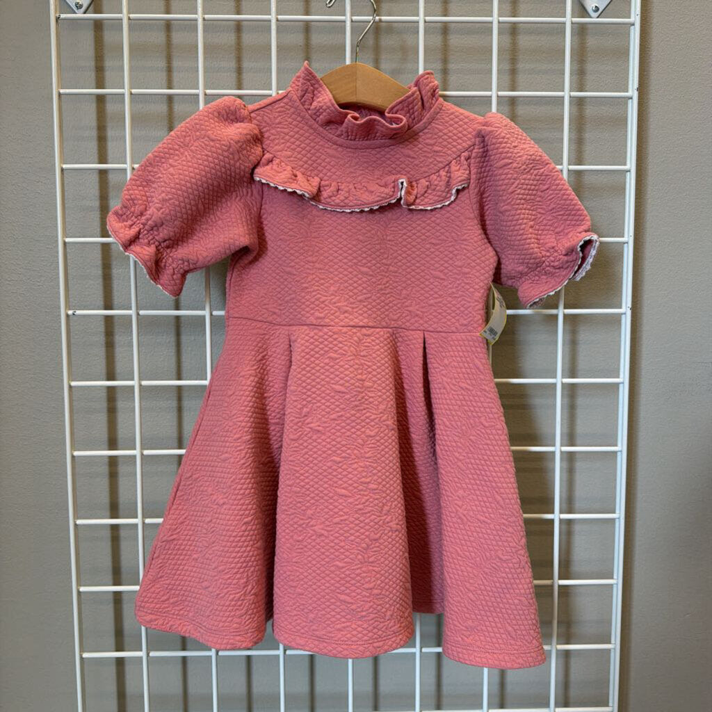 Janie & Jack Quilted SS Dress - 5