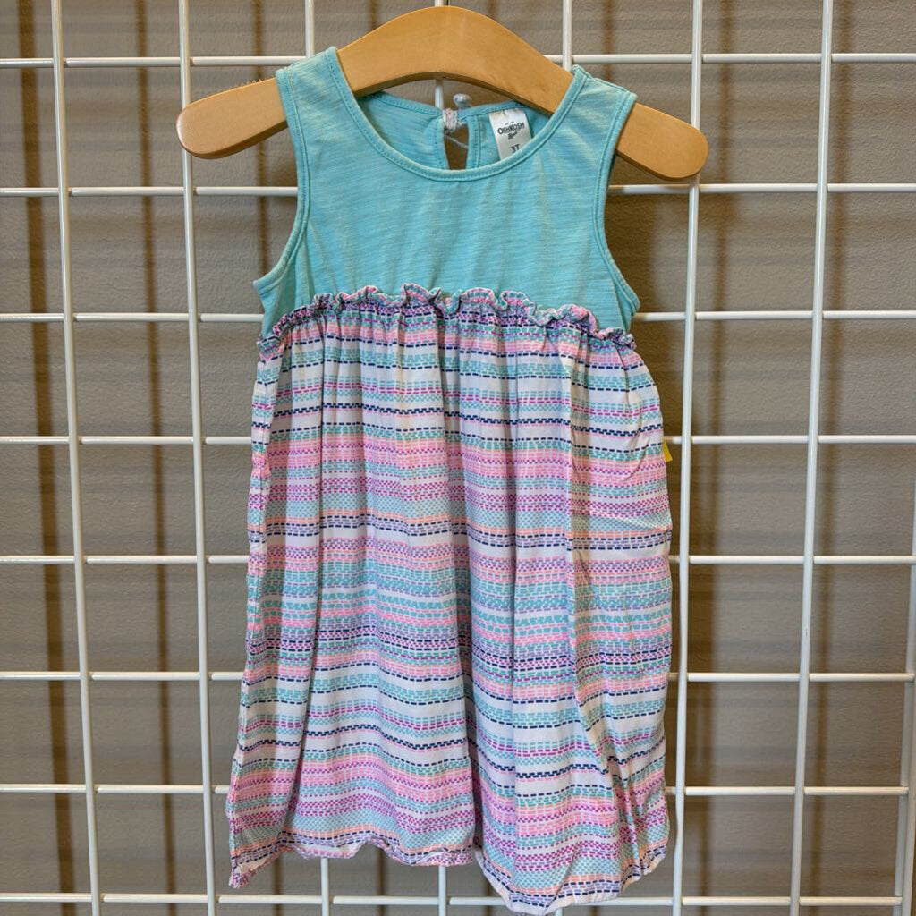 Osh Kosh Stripe Tank Dress - 3T