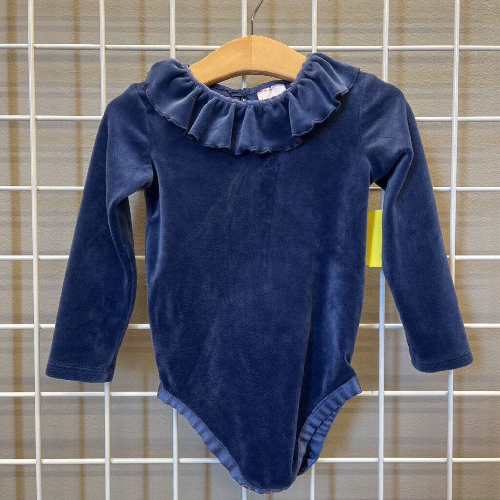 Hanna Andersson Velvet LS Bodysuit - 3T