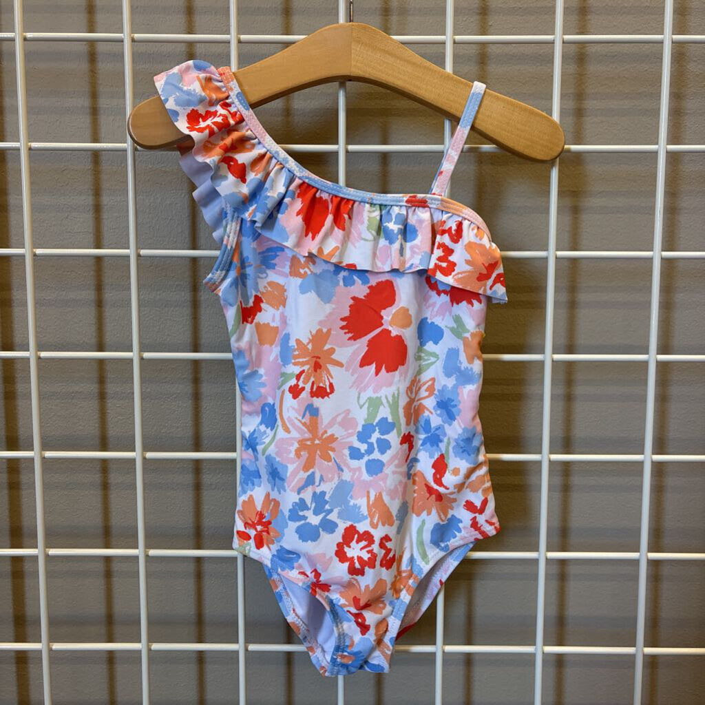Pink Lily Kids Floral One Pc Swim - 2T