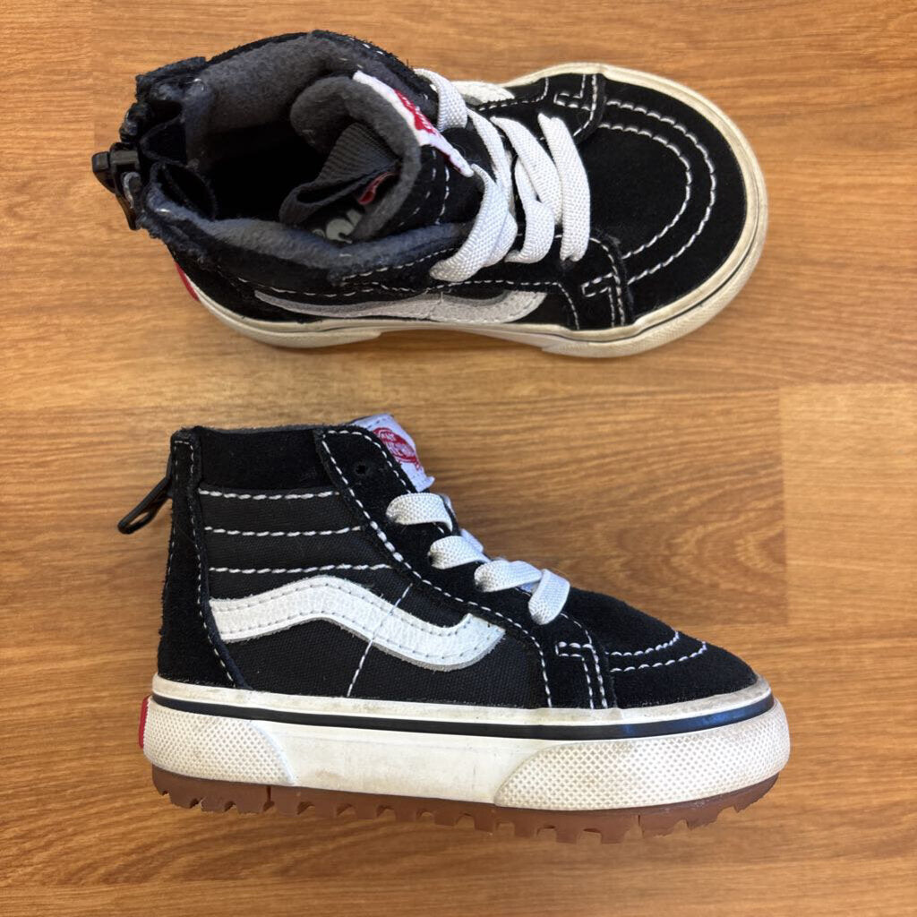 Vans Black High Top Sneakers - 4