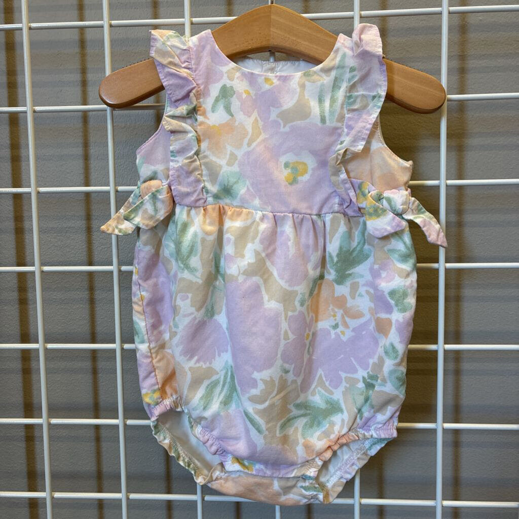 Carter's Floral Bubble Romper - 12m