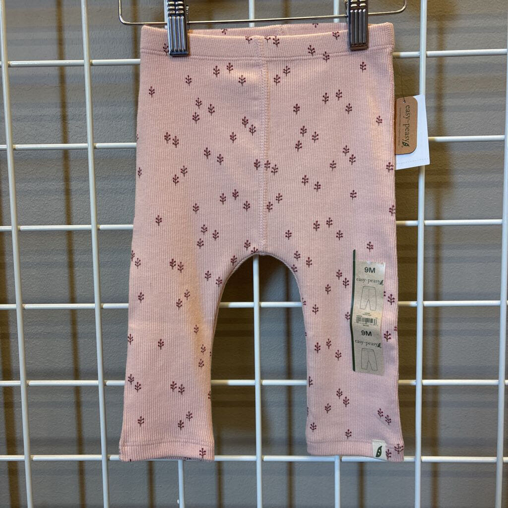 NWT Easy Peasy Leaf Ribbed Pants - 9m