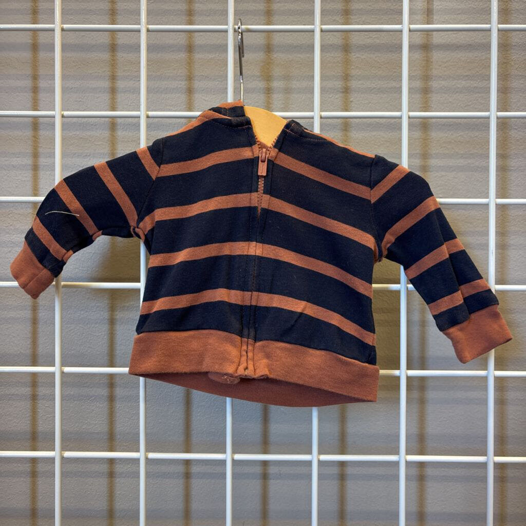 Gerber Stripe Zip Sleeper - NB