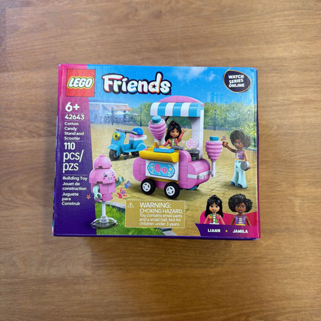 NEW Lego Friends Cotton Candy Stand & Scooter