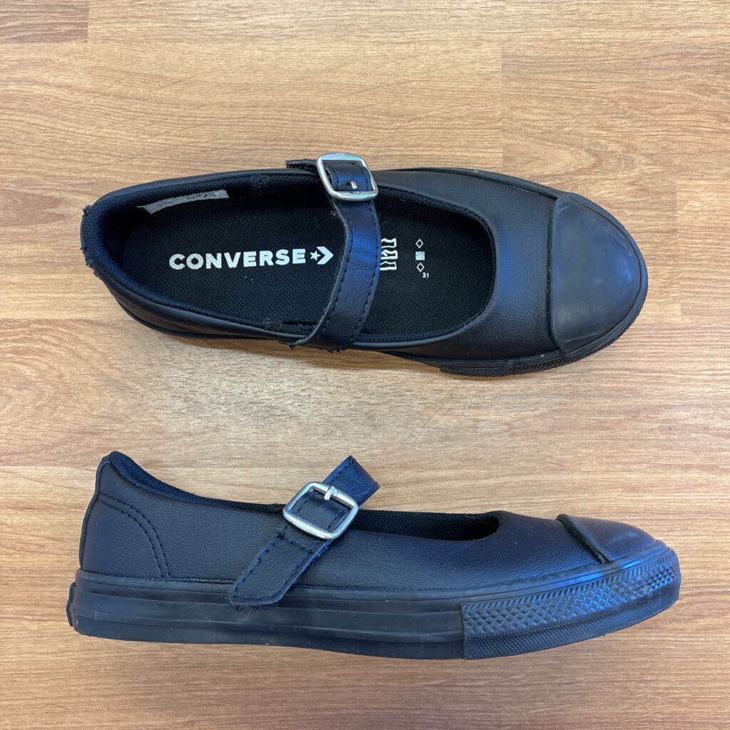 Converse Black Mary Janes - 11.5