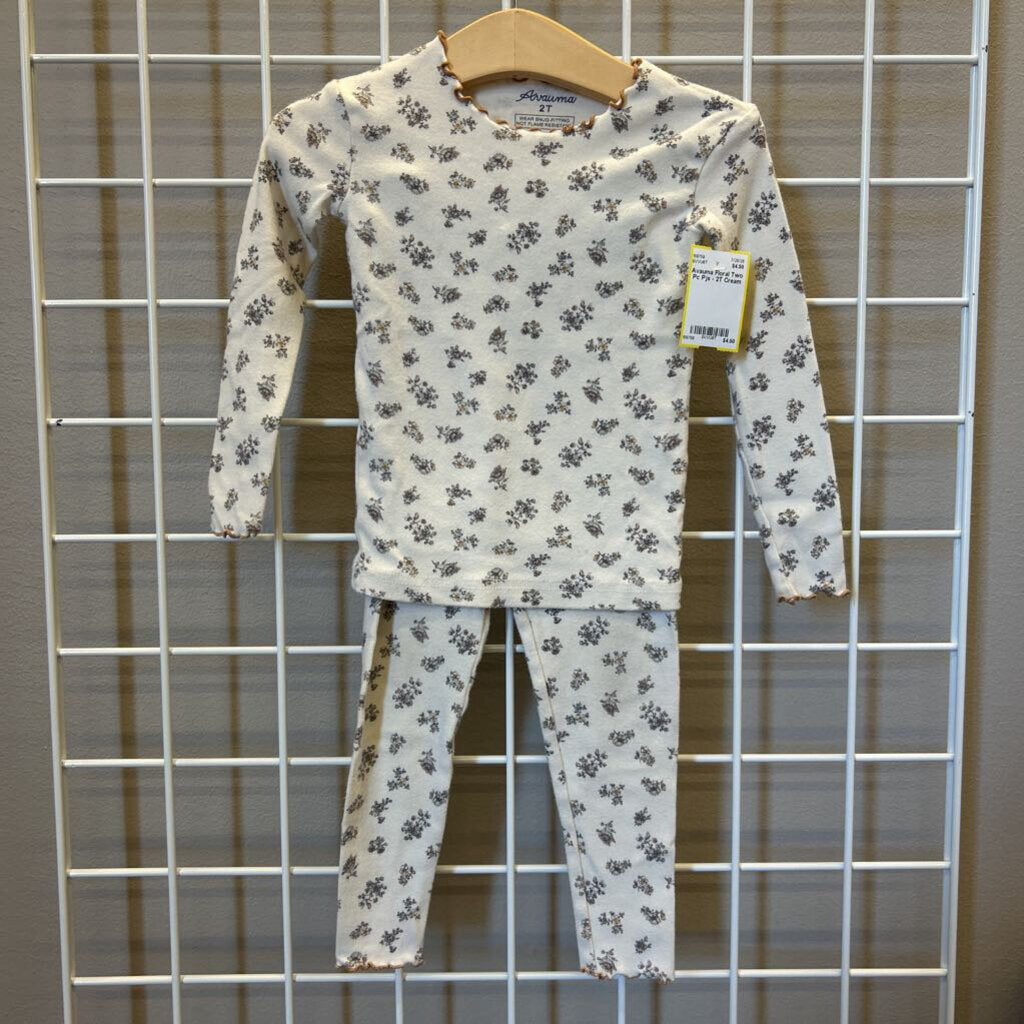 Avauma Floral Two Pc Pjs - 2T