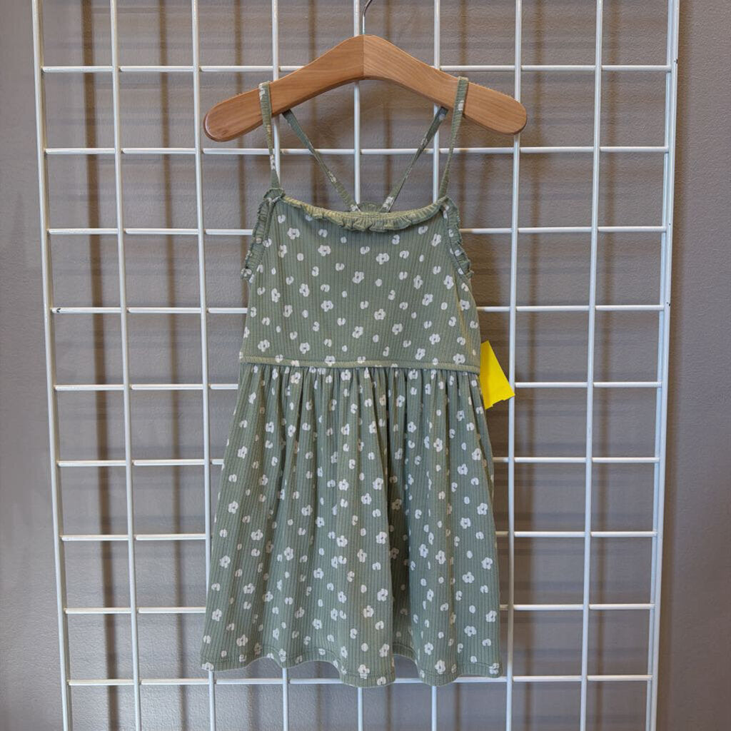 Cat & Jack Leopard Ribbed Tank Dress - 3T