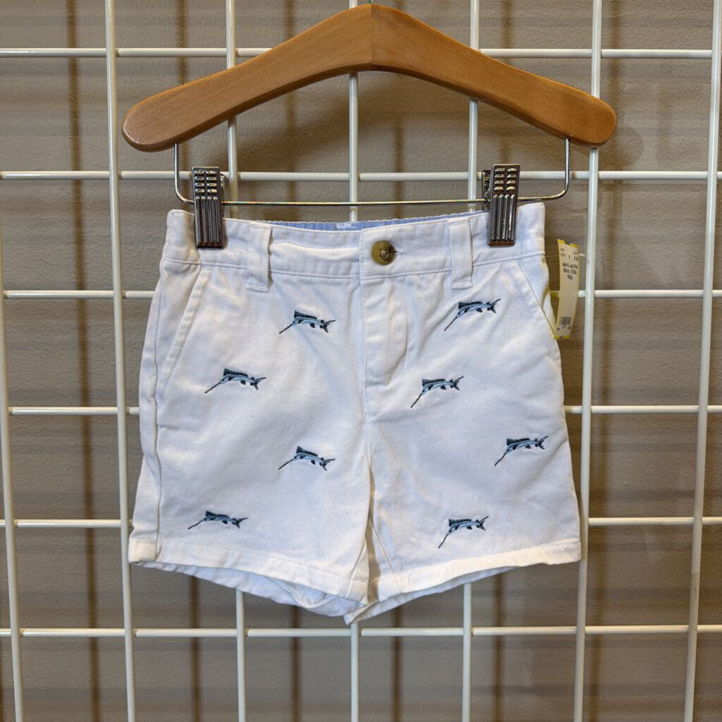 Janie & Jack Fish Shorts - 12/18m