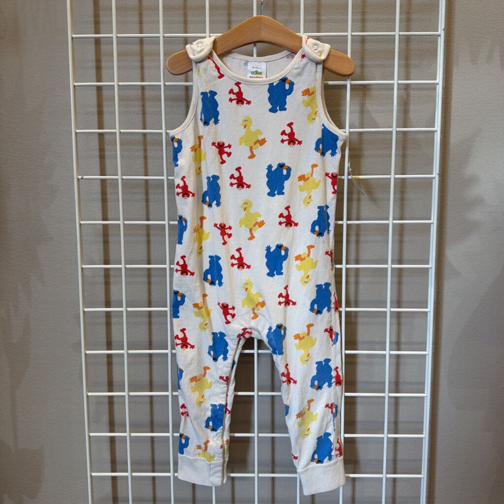 Hanna Andersson Sesame Street Tank Romper - 3T