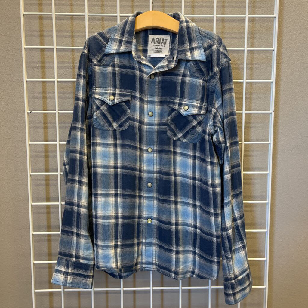 Ariat Plaid LS Snap - 10/12