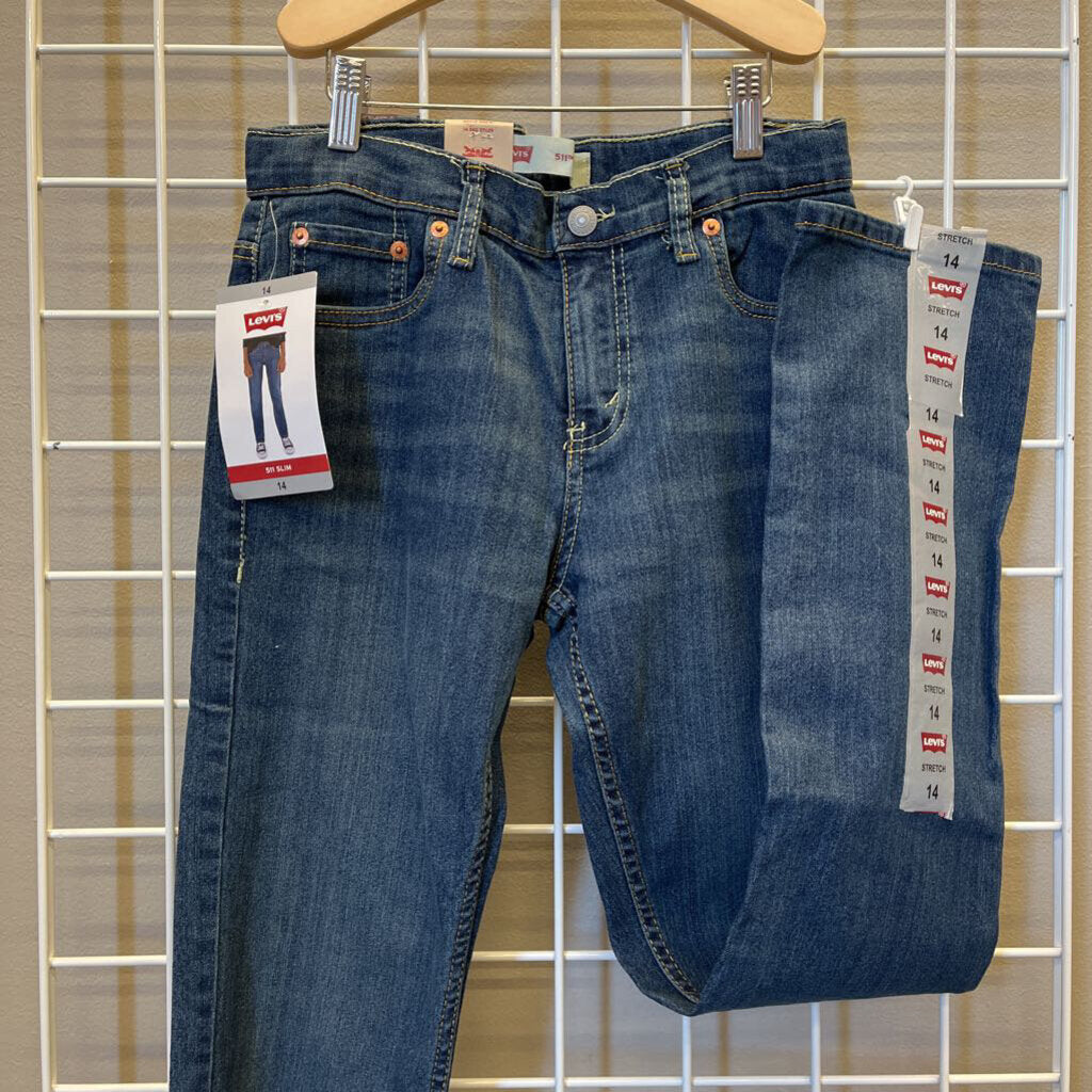 NWT Levi's 511 Slim Stretch Jeans - 14