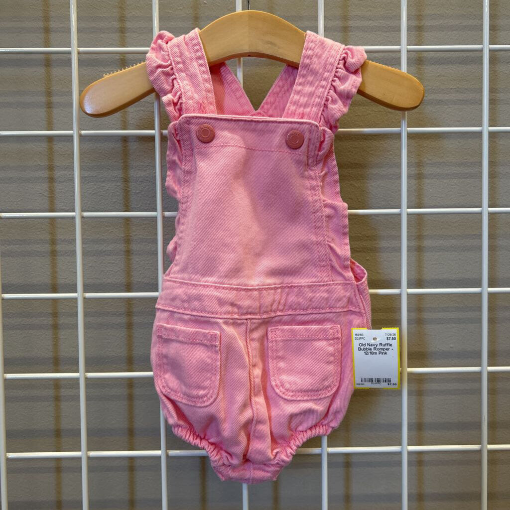 Old Navy Ruffle Bubble Romper - 12/18m