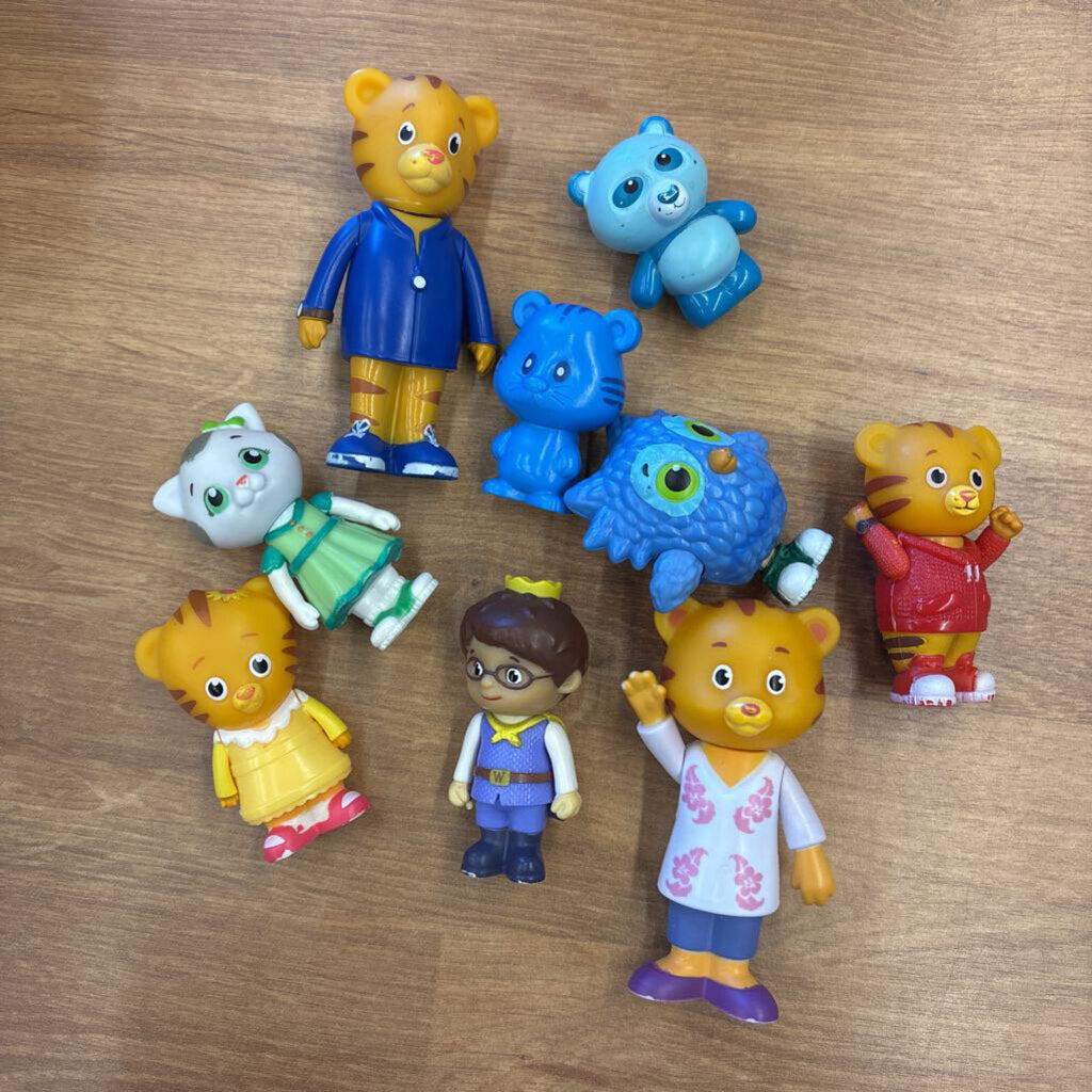 Bag of Daniel Tiger Figures