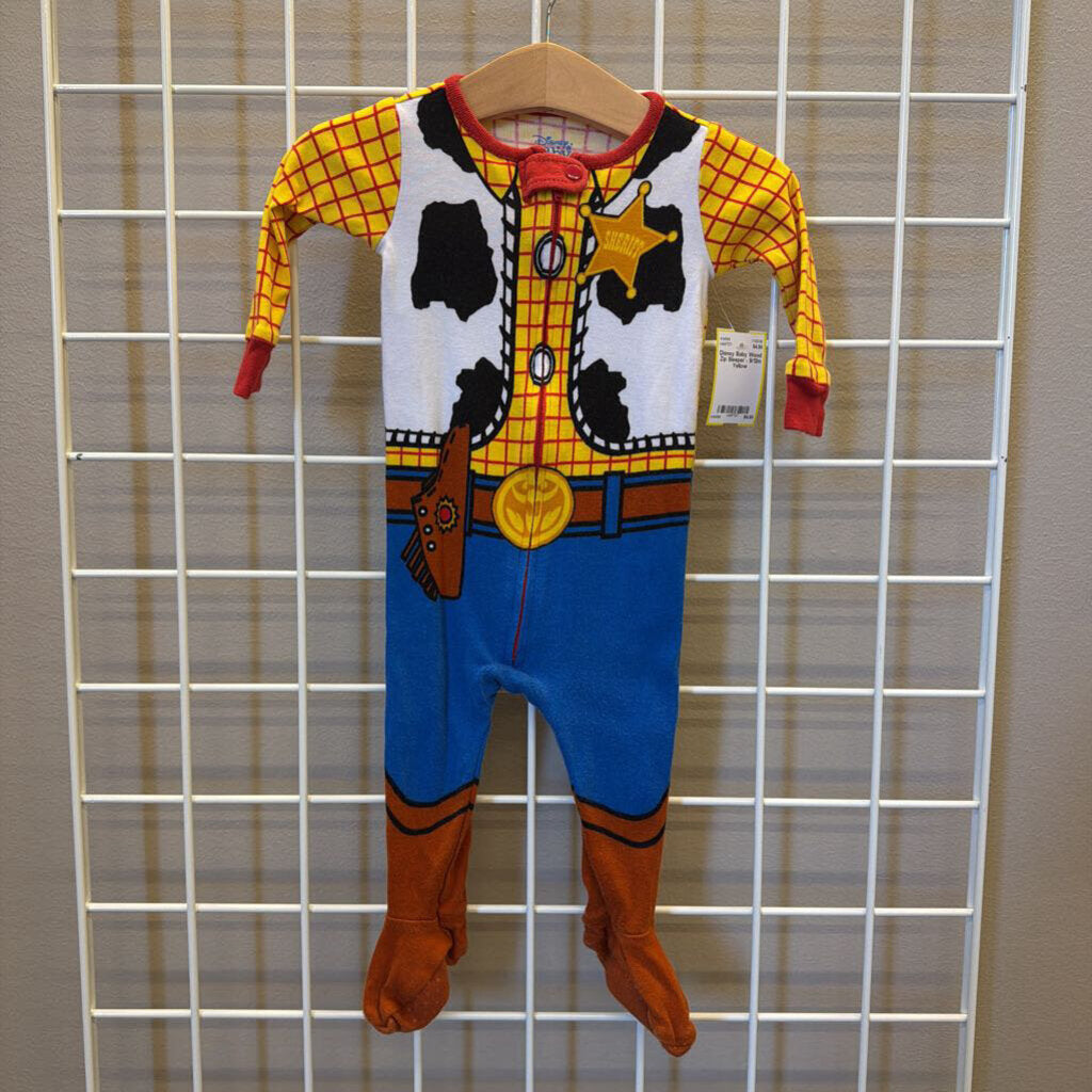 Disney Baby Wood Zip Sleeper - 9/12m