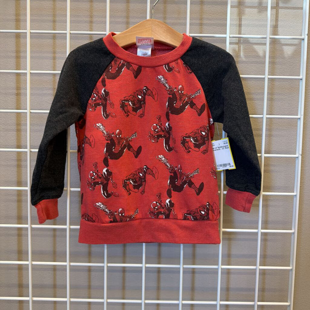 Marvel Spidermand Crewneck - 2T