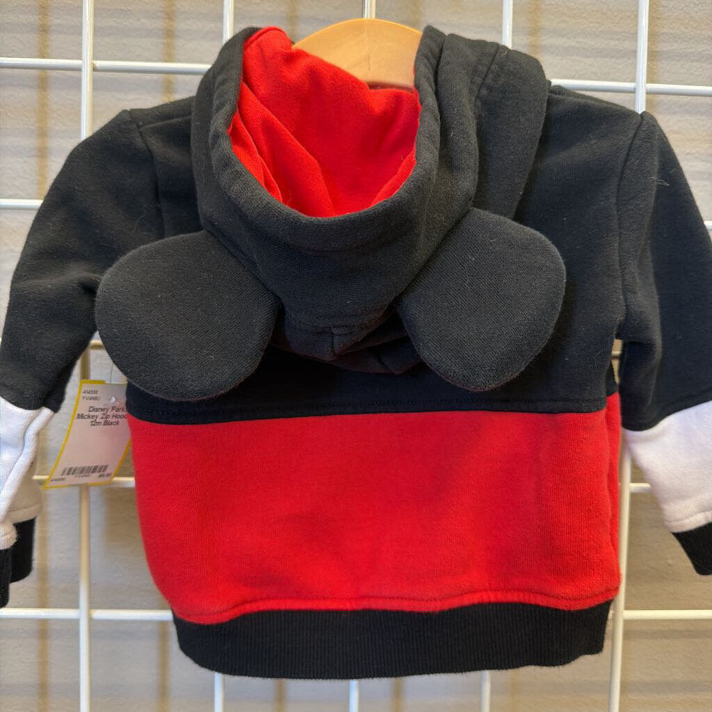 Disney Parks Mickey Zip Hoodie - 12m
