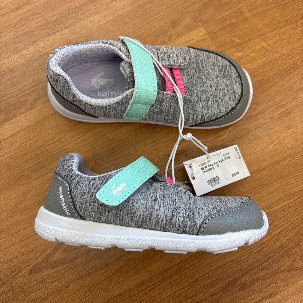 NEW See Kai Run Grey Sneakers - 9